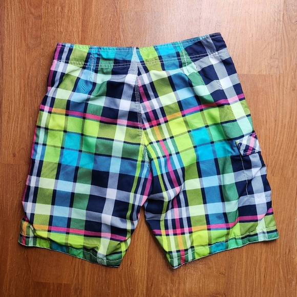 Plaid Swim Shorts - Picture 3 of 3